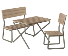 Lade das Bild in den Galerie-Viewer, Garten Set, Tisch, Stühle & Bank