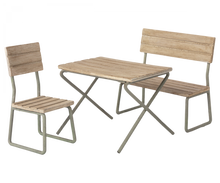 Lade das Bild in den Galerie-Viewer, Garten Set, Tisch, Stühle & Bank