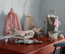 Lade das Bild in den Galerie-Viewer, Miniatur Betthimmel - Creme, Rosa, Minze