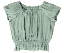 Lade das Bild in den Galerie-Viewer, Prinzessin Bluse, 6-8 Jahre - Minze und Melone