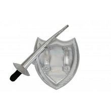 Lade das Bild in den Galerie-Viewer, Ritterschild & Lanze, silber