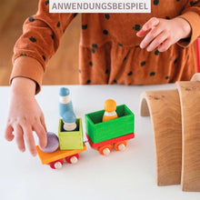 Lade das Bild in den Galerie-Viewer, Bauspiel Holzzug – 17 tlg + Schnur