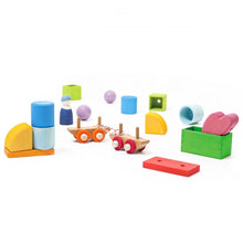 Lade das Bild in den Galerie-Viewer, Bauspiel Holzzug – 17 tlg + Schnur