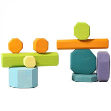 Lade das Bild in den Galerie-Viewer, Bauklötze Baumscheiben bunt