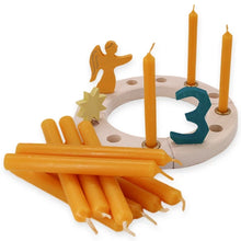 Lade das Bild in den Galerie-Viewer, Grimms Geburtstagskerzen 100% Bienenwachs 12 Kerzen