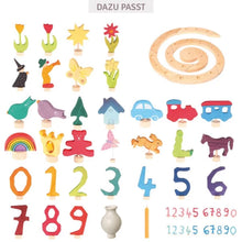 Lade das Bild in den Galerie-Viewer, Grimms Geburtstagsspirale natur und bunt