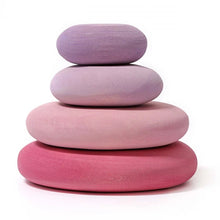 Lade das Bild in den Galerie-Viewer, Grimms Holzkiesel 4Stk. Balance Spiel - verschiedene Farb-Sets