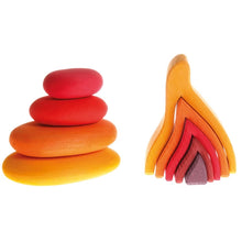 Lade das Bild in den Galerie-Viewer, Grimms Holzkiesel 4Stk. Balance Spiel - verschiedene Farb-Sets