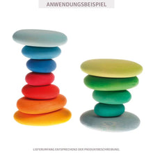 Lade das Bild in den Galerie-Viewer, Grimms Holzkiesel 4Stk. Balance Spiel - verschiedene Farb-Sets