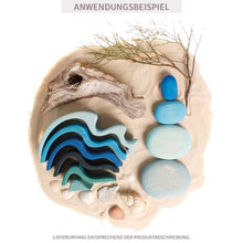 Lade das Bild in den Galerie-Viewer, Grimms Holzkiesel 4Stk. Balance Spiel - verschiedene Farb-Sets