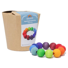 Lade das Bild in den Galerie-Viewer, Greifling Perlenring Regenbogen ab 0 Monaten