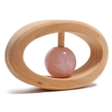 Lade das Bild in den Galerie-Viewer, Edler Rassel Greifling mit Rosenquarz ab 0 Monaten