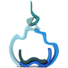 Lade das Bild in den Galerie-Viewer, Große Welle Länge 22 cm blau
