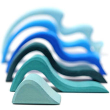 Lade das Bild in den Galerie-Viewer, Große Welle Länge 22 cm blau