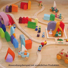 Lade das Bild in den Galerie-Viewer, 15 kleine Häuser handbemalt