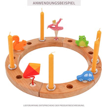 Lade das Bild in den Galerie-Viewer, Großer Grimms Geburtstagsring natur 30 cm