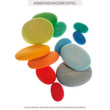 Lade das Bild in den Galerie-Viewer, Grimms Holzkiesel 4Stk. Balance Spiel - verschiedene Farb-Sets