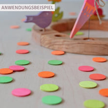 Lade das Bild in den Galerie-Viewer, 100 Konfettitaler neon/bunt/pastell Kindergeburtstags Deko