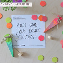 Lade das Bild in den Galerie-Viewer, 100 Konfettitaler neon/bunt/pastell Kindergeburtstags Deko