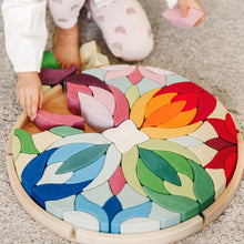 Lade das Bild in den Galerie-Viewer, Legespiel Mandala rund ab 5 Jahren