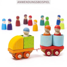 Lade das Bild in den Galerie-Viewer, Bauspiel Holzzug – 17 tlg + Schnur