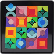 Lade das Bild in den Galerie-Viewer, Magnetspiel Grundformen mit Glitzersteinen