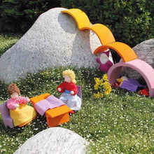 Lade das Bild in den Galerie-Viewer, Bauhaus mit Tragetasche pink orange