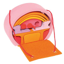 Lade das Bild in den Galerie-Viewer, Bauhaus mit Tragetasche pink orange