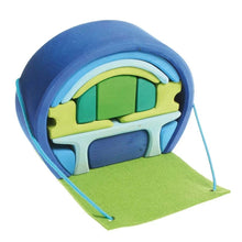 Lade das Bild in den Galerie-Viewer, Bauhaus mit Tragetasche blau