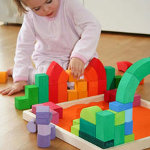 Lade das Bild in den Galerie-Viewer, Großer Romanischer Baukasten 62 Teile