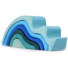 Lade das Bild in den Galerie-Viewer, Kleine Welle Länge 14 cm blau