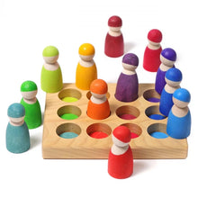 Lade das Bild in den Galerie-Viewer, Regenbogen Sortierbrettchen Steckspiel ab 1 Jahr