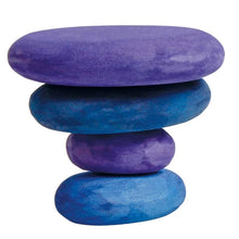 Lade das Bild in den Galerie-Viewer, Grimms Holzkiesel 4Stk. Balance Spiel - verschiedene Farb-Sets