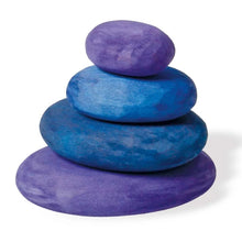 Lade das Bild in den Galerie-Viewer, Grimms Holzkiesel 4Stk. Balance Spiel - verschiedene Farb-Sets