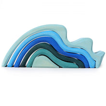 Lade das Bild in den Galerie-Viewer, Kleine Welle Länge 14 cm blau