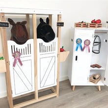 Lade das Bild in den Galerie-Viewer, Stall für 2 Pferde - Steckenpferde Zubehör