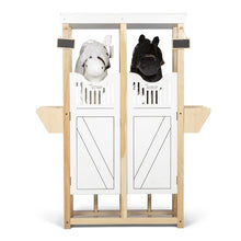 Lade das Bild in den Galerie-Viewer, Stall für 2 Pferde - Steckenpferde Zubehör