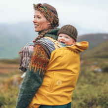 Lade das Bild in den Galerie-Viewer, Softshell-Tragecover, senf/navy/schwarz