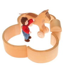 Lade das Bild in den Galerie-Viewer, Mittlerer Steckbogen natur 17 cm 6teilig