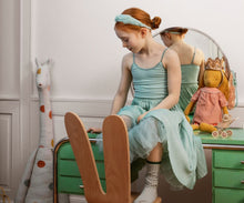 Lade das Bild in den Galerie-Viewer, Ballerina-Kleid, 4-6 Jahre - Minze und Melone
