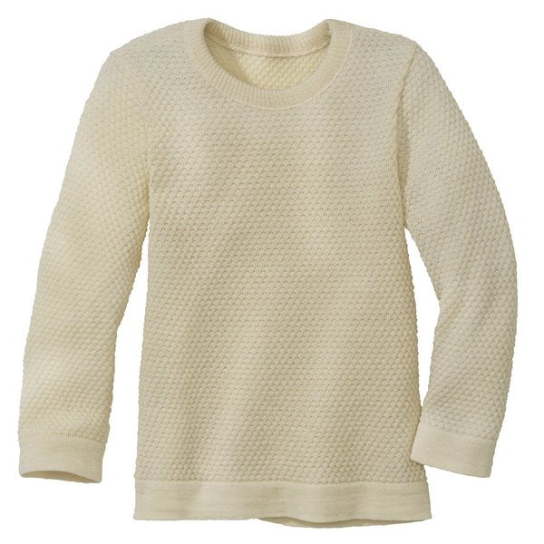 Wabenstrick-Pullover  - Disana Original, versch. Farben