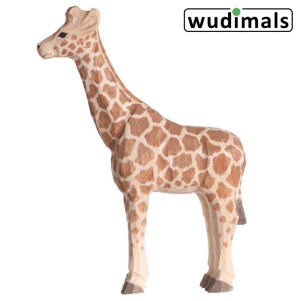 Wudimals Giraffe Holzfigur