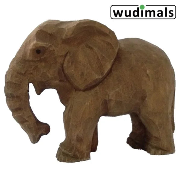 Wudimals Elefantenjunges Holzfigur