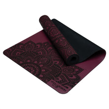 Lade das Bild in den Galerie-Viewer, Infinity Yoga Matte - Mandala Burgund
